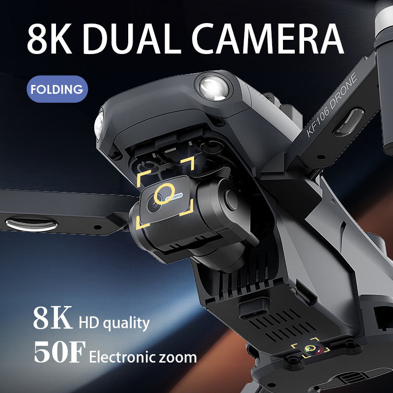 2022 ใหม่KF106 Max Drone 8K Pr - Drone Surveying บทวิจารณ์และราคา