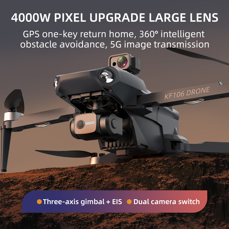 2022 ใหม่KF106 Max Drone 8K Pr - Drone Surveying บทวิจารณ์และราคา