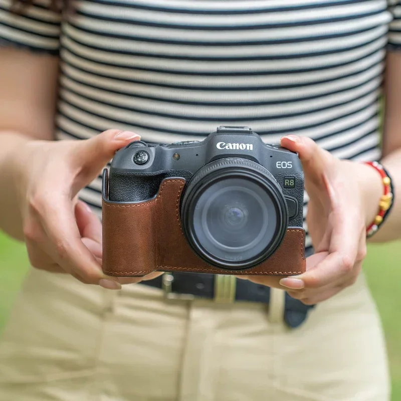 กระเป๋ากล้องหนังแท้ทำมือสำหรับ - Canon Camera Eos R8 บทวิจารณ์และราคา