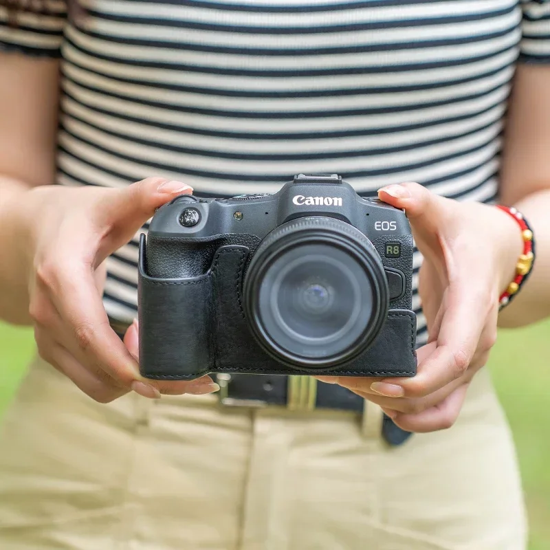 กระเป๋ากล้องหนังแท้ทำมือสำหรับ - Canon Camera Eos R8 บทวิจารณ์และราคา